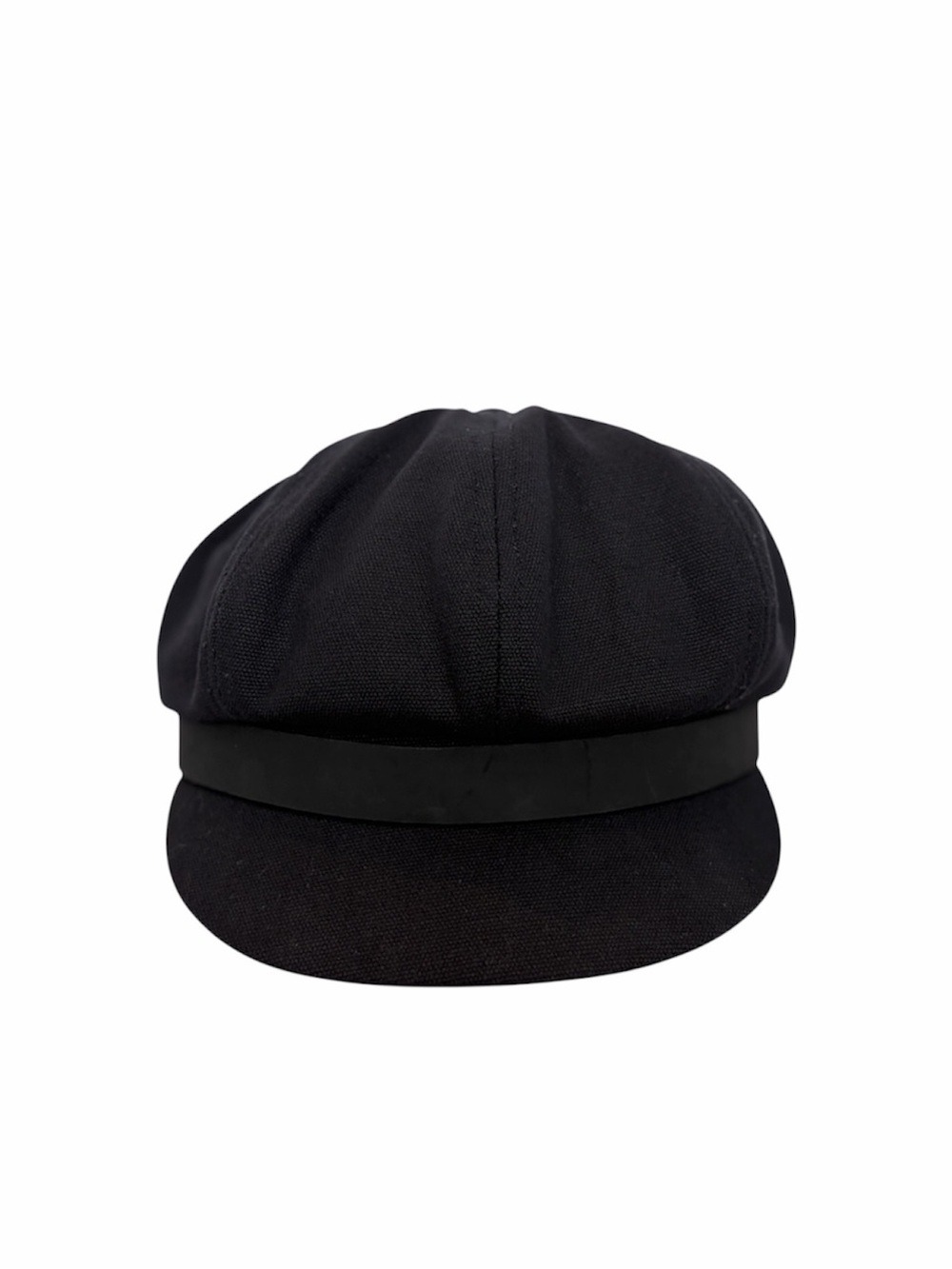 Brixton Montreal Black Cotton Canvas Fisherman Newsboy Cap Hat Men's Size XS - Picture 2 of 9